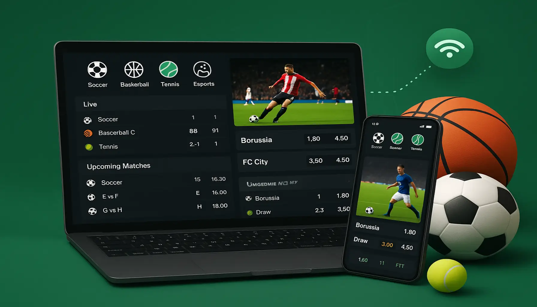 Apostas esportivas no cassino online BET3K